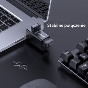 HUB USB Orico Mini hub 3x USB-A 2.0 3.1 Gen1 (MINI-U32L-BK-BP) 4