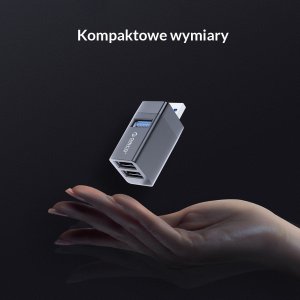 HUB USB Orico Mini hub 3x USB-A 2.0 3.1 Gen1 (MINI-U32L-BK-BP) 7