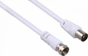 Kabel TechniSat Antenowy - Antenowy (F) 1.5m biały (76-4833-03) 1