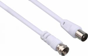 Kabel TechniSat Antenowy - Antenowy (F) 1.5m biały (76-4833-01) 1