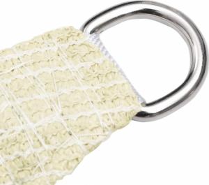 vidaXL Żagiel przeciwsłoneczny, 160 g/m, kremowy, 4,5x4,5x4,5 m, HDPE 2