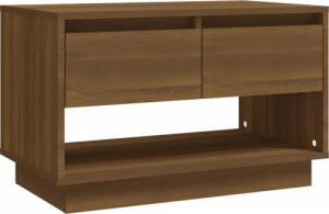vidaXL vidaXL Szafka pod TV, brązowy dąb, 70x41x44 cm, płyta wiórowa 2