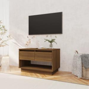 vidaXL vidaXL Szafka pod TV, brązowy dąb, 70x41x44 cm, płyta wiórowa 3