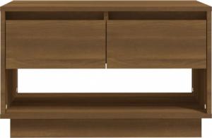 vidaXL vidaXL Szafka pod TV, brązowy dąb, 70x41x44 cm, płyta wiórowa 5