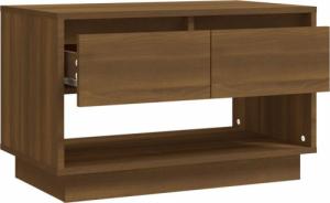 vidaXL vidaXL Szafka pod TV, brązowy dąb, 70x41x44 cm, płyta wiórowa 8
