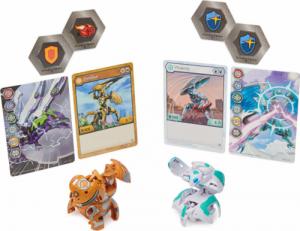 Figurka Spin Master Bakugan Baku-Tin puszka granatowa 2 figurki karty 2