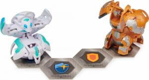 Figurka Spin Master Bakugan Baku-Tin puszka granatowa 2 figurki karty 3