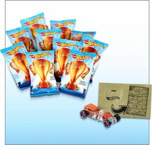 Mattel Hot Wheels Zestaw 10 losowych samochodów + 10 autek z nagrodami 6