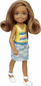 Lalka Barbie Mattel Mattel Barbie Chelsea lalka w bluzeczkę z napisem 6