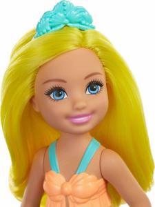 Lalka Barbie Mattel Mattel Barbie Chelsea syrenka żółte włosy 4