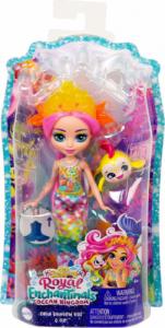 Mattel Royal Enchantimals Ocean Kingdom Zestaw Lalka Radia Rainbow Fish i Flo 7