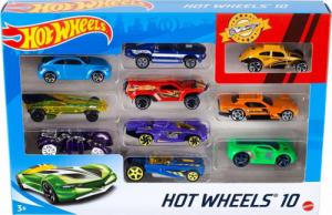 Mattel Zestaw Hot Wheels Transporter aut laweta Monster Trucks i 10 samochodów 3