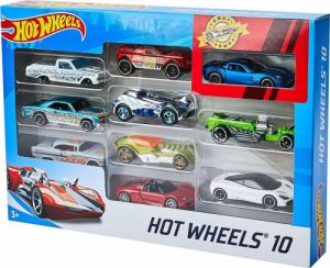 Mattel Hot Wheels Zestaw Skok do celu + 10 samochodów 2