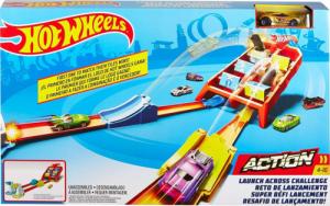 Mattel Hot Wheels Zestaw Skok do celu + 10 samochodów 7