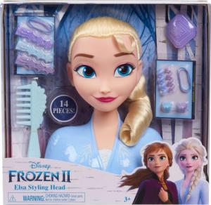 Just Play Kraina Lodu Głowa do czesania i stylizacji włosów Elsa 9