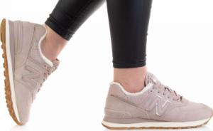 New Balance New Balance damskie buty sneakersy ocieplane WL574LW2 - różowe 36 3