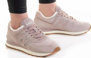 New Balance New Balance damskie buty sneakersy ocieplane WL574LW2 - różowe 36 5