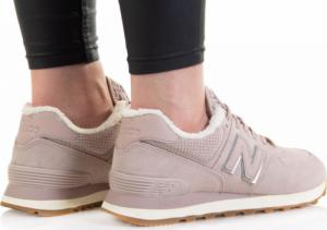 New Balance New Balance damskie buty sneakersy ocieplane WL574LW2 - różowe 36 7