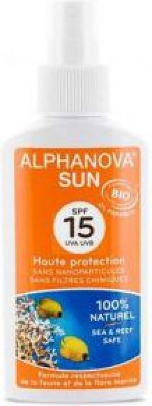 Alphanova Sun Bio Spray Przeciwsłoneczny, filtr SPF15 (ASL00717) 1