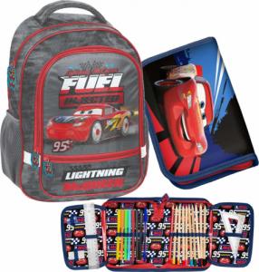 Paso Paso zestaw Plecak i piórnik Auta Cars McQueen 2
