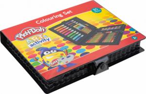 Grafix Play Doh zestaw kredki pastelowe mazaki farbki 80 elementów 3