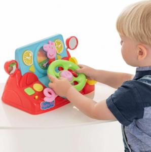 HTI Świnka Peppa Kierownica symulator ze światłem i dźwiękiem 6