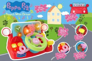 HTI Świnka Peppa Kierownica symulator ze światłem i dźwiękiem 10