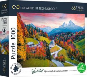 Trefl Puzzle 1000 Alpejska Sielanka Bawaria, Niemcy Unlimited Fit Technology 1