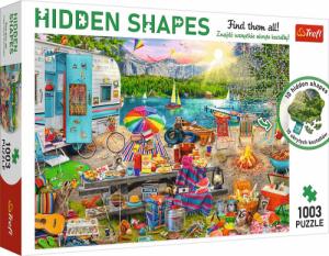 Trefl Puzzle Hidden Shapes, Wycieczka kamperem, 1003 elementy, Trefl 10677 1