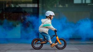 Rowerek biegowy Lionelo Bart Air Pink Violet pompowane koła 9