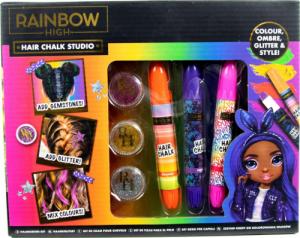 MGA Rainbow High Zestaw do kolorowania włosów Hair Chalk Studio 1