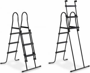 Exit Basen ogrodowy na stelażu 540x250x100 cm z filtrem piaskowym i pokrywą czarny 9