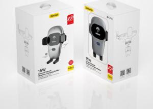 Dudao Dudao uchwyt samochodowy z wbudowaną ładowarką bezprzewodową Qi 15W szary (F20xs) 5