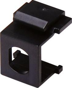 Alantec Adapter mocowania typu keystone pod adapter ST simplex, kolor czarny ALANTEC - ALANTEC 1