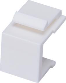 Alantec Adapter zaślepka otworu keystone, kolor biały ALANTEC - ALANTEC 1