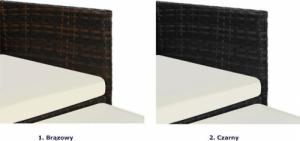 vidaXL Brązowa sofa ogrodowa z polirattanu ze stolikiem Terry 4