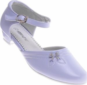 Pantofelek24 Komunijne buciki dla dziewczynek /F5-2 11123 T290/ 35 1