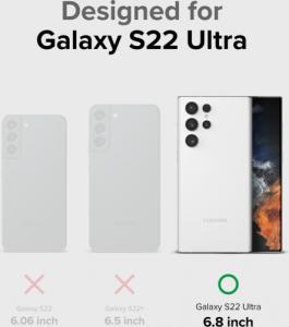 Ringke Ringke Onyx Design wytrzymałe etui pokrowiec Samsung Galaxy S22 Ultra czarny (Graffiti) () 2