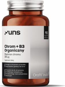 UNS CHROM ORGANICZNY+ B3 90 vege kaps. 1