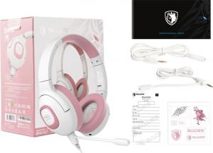 Słuchawki Sades Shaman Różowe (SA-724/PK) 7