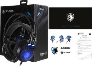 Słuchawki Sades Octupus Plus Czarne (SA-912) 7