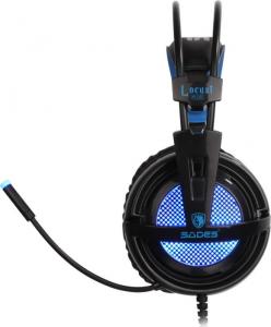 Słuchawki Sades Locust Plus Niebieskie (SA-904) 3