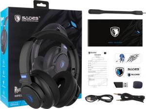 Słuchawki Sades Runner Niebieskie (SA-202) 8