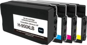 Tusz UPrint Zestaw tuszy H-950/951XL / CN045AE (Black, Cyan, Magenta, Yellow) 2