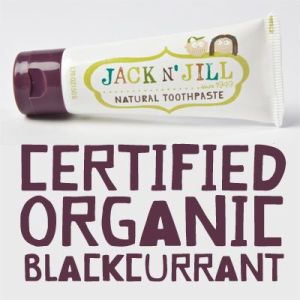 Jack NJill Naturalna Pasta do zębów, organiczna czarna porzeczka i Xylitol, 50g x 6 szt. 4