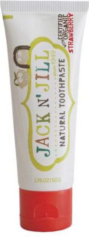 Jack NJill Naturalna Pasta do zębów, organiczna truskawka i Xylitol 50g x 6 szt. 2