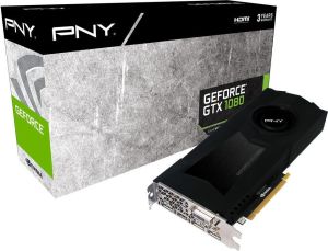 Karta graficzna PNY GeForce GTX 1080 CD 8GB GDDR5X (256 Bit) HDMI, DVI, 3xDP, BOX (GF1080GTXCD8GEPB) 1