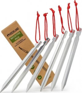 Rockland Śledzie namiotowe REFLECTIVE PEGS 6 sztuk 3