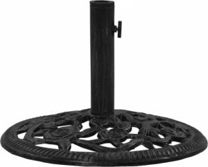vidaXL vidaXL Podstawa pod parasol, czarna, 48x48x33 cm, żeliwo 2