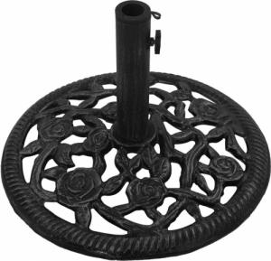vidaXL vidaXL Podstawa pod parasol, czarna, 48x48x33 cm, żeliwo 3